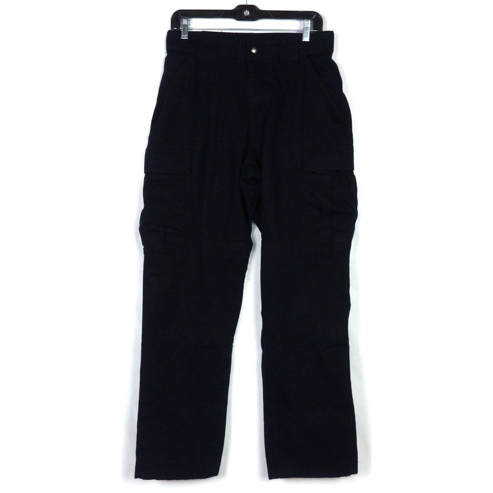 5.11 Tactical Navy Blue Canvas Adjustable Waist Cargo Work Pants Men's 30 X 32